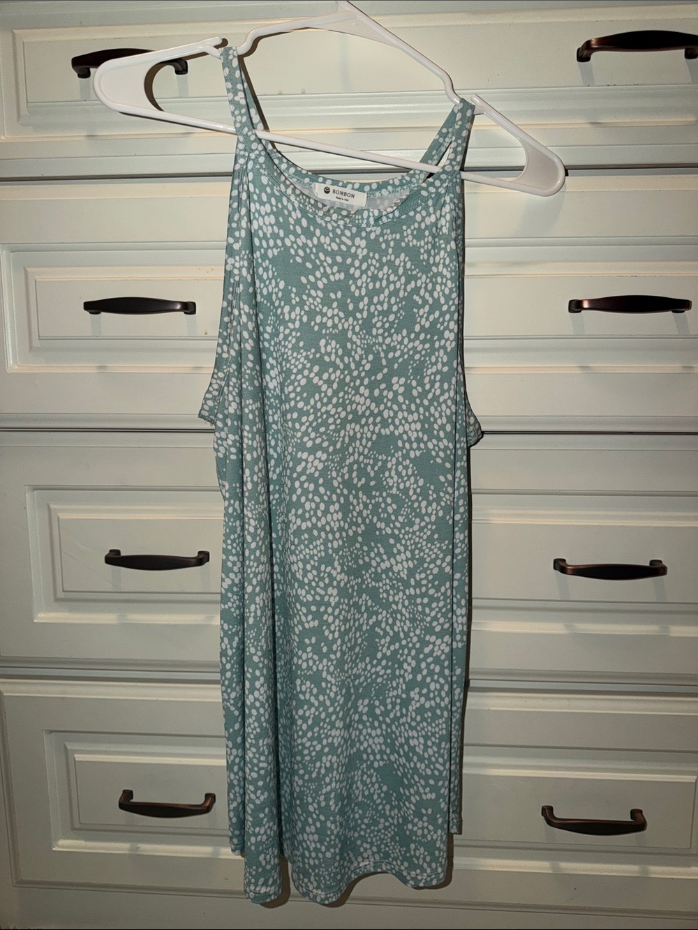Sonoma Seafoam Green & White Printed Tank